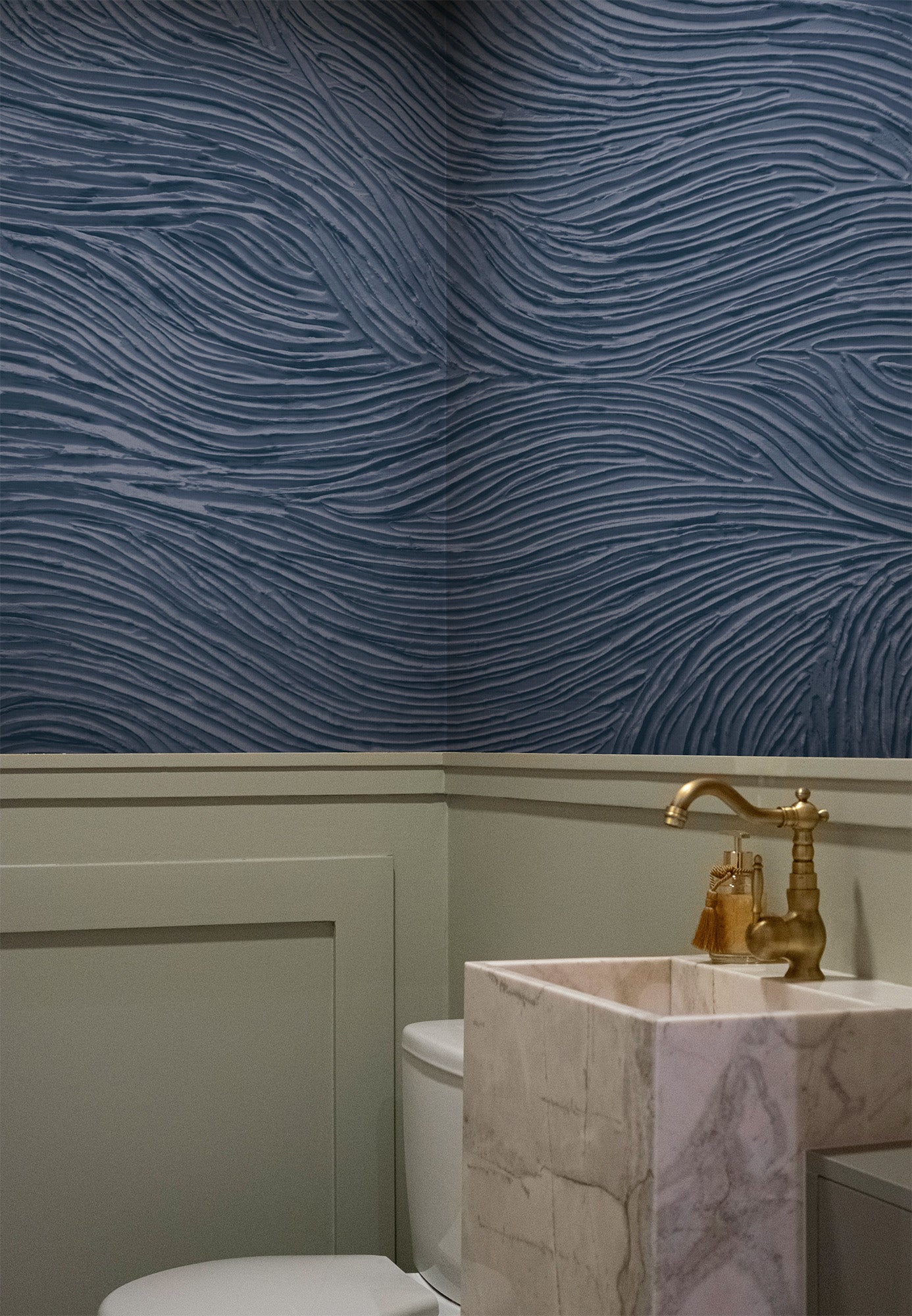 Textured Clay Midnight Blue