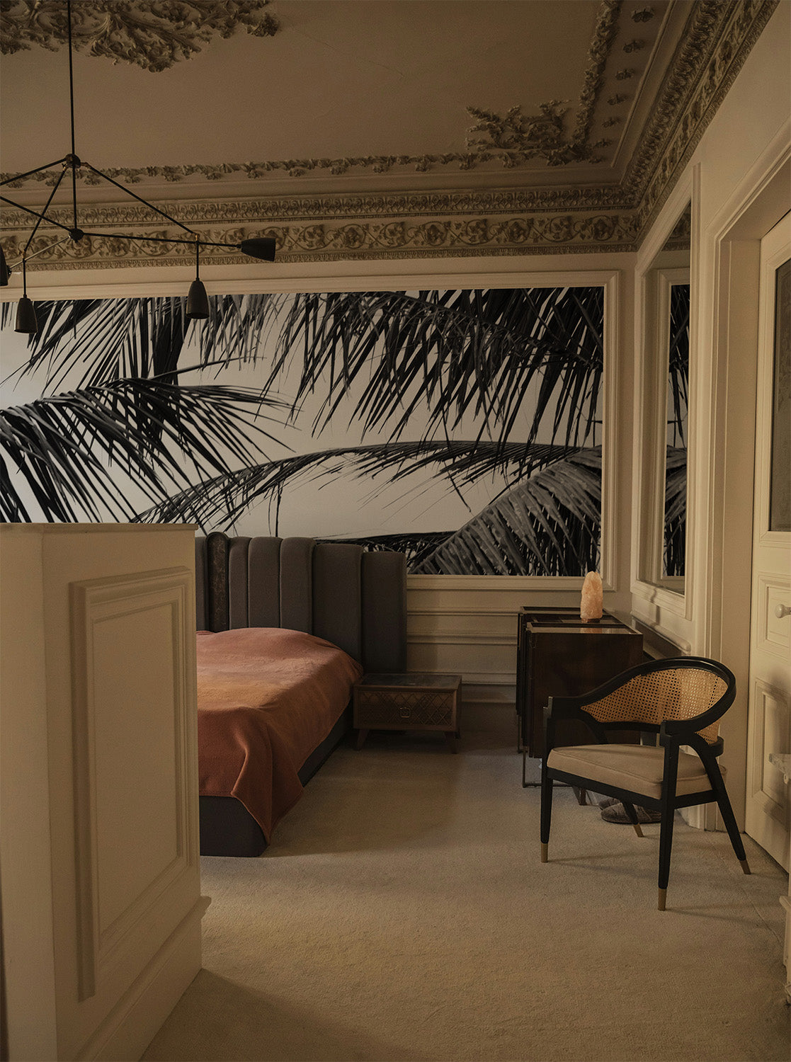 Tropical Palms | Black and White