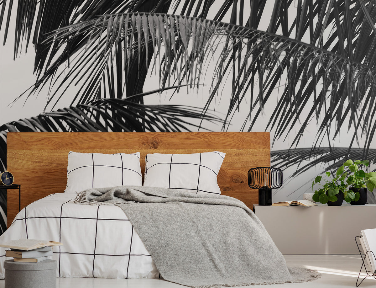 Tropical Palms | Black and White