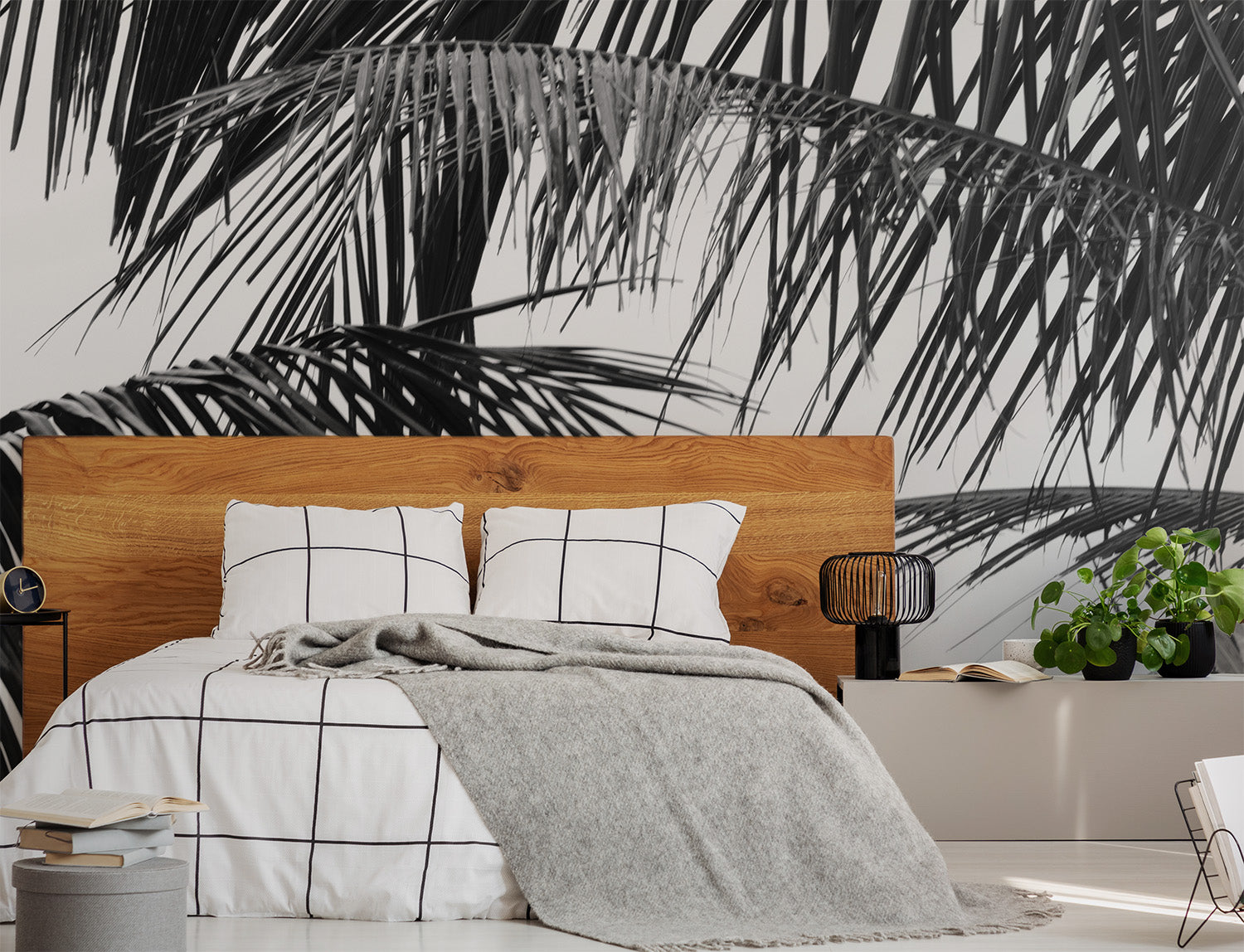 Tropical Palms | Black and White