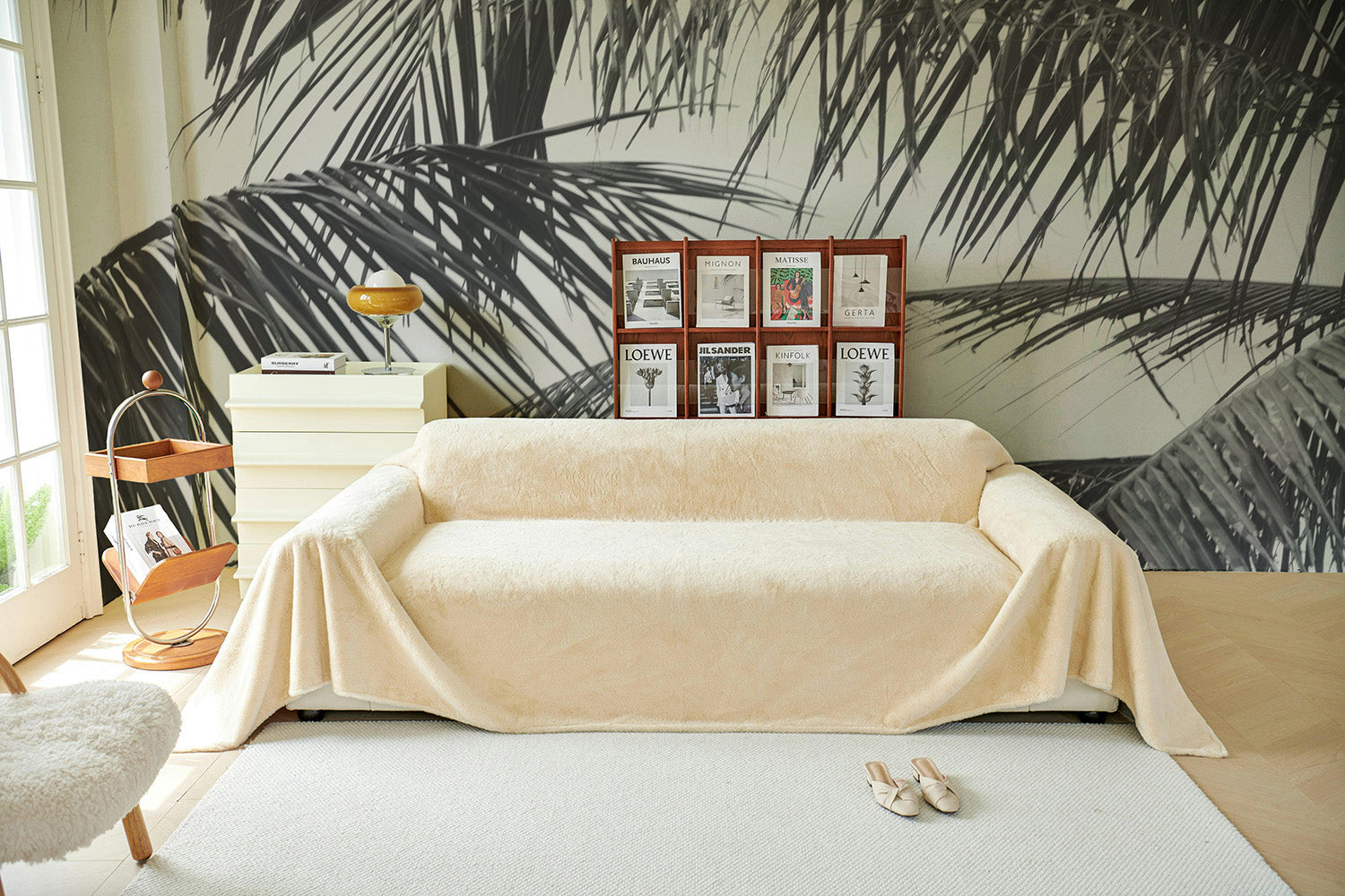 Tropical Palms | Black and White