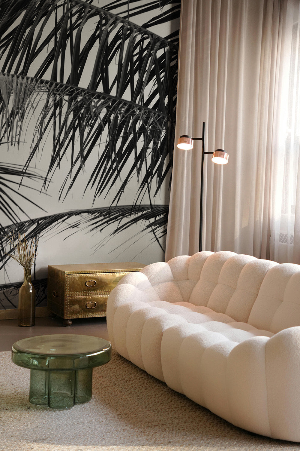 Tropical Palms | Black and White
