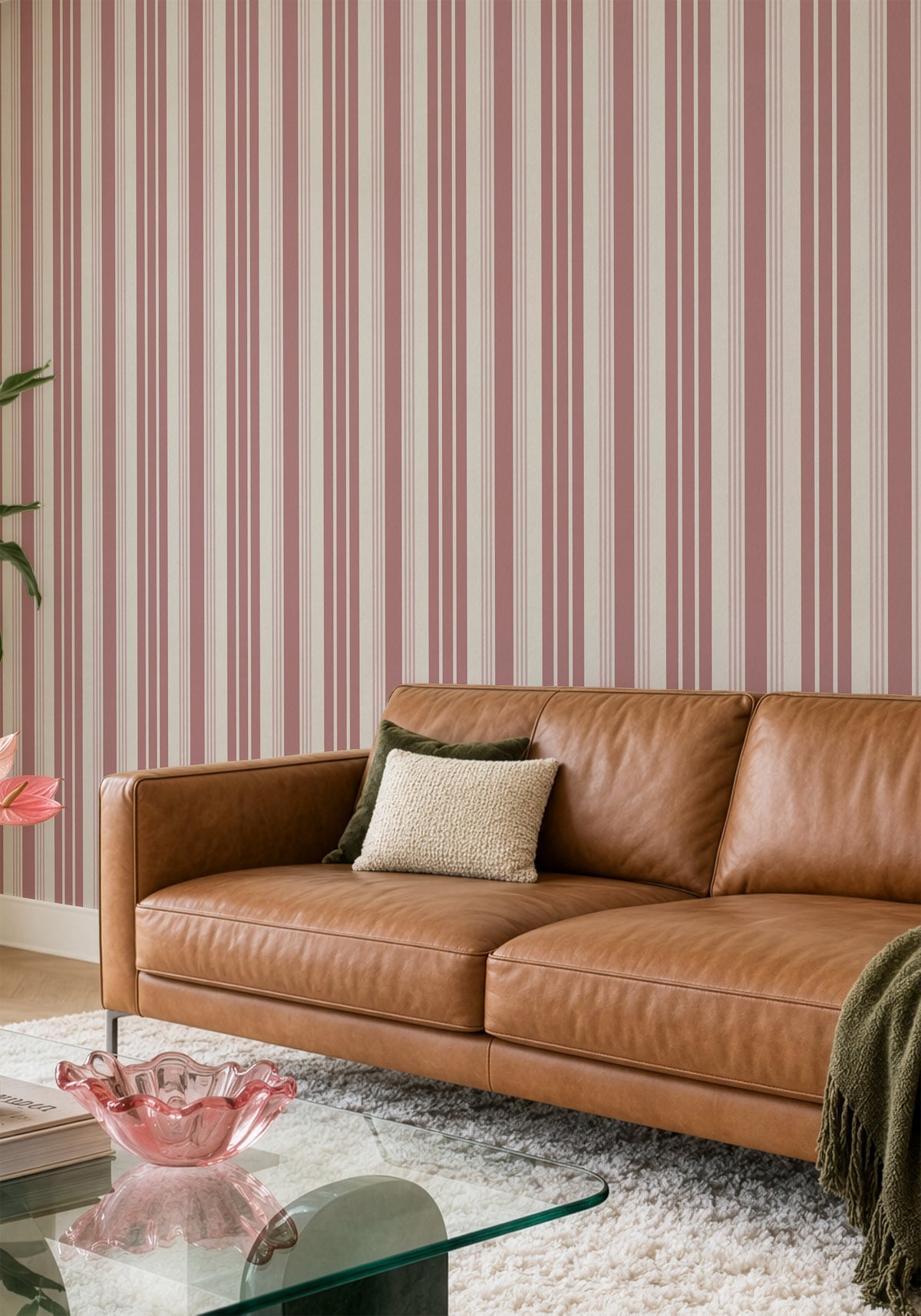 Varied Stripes | Dusty Pink