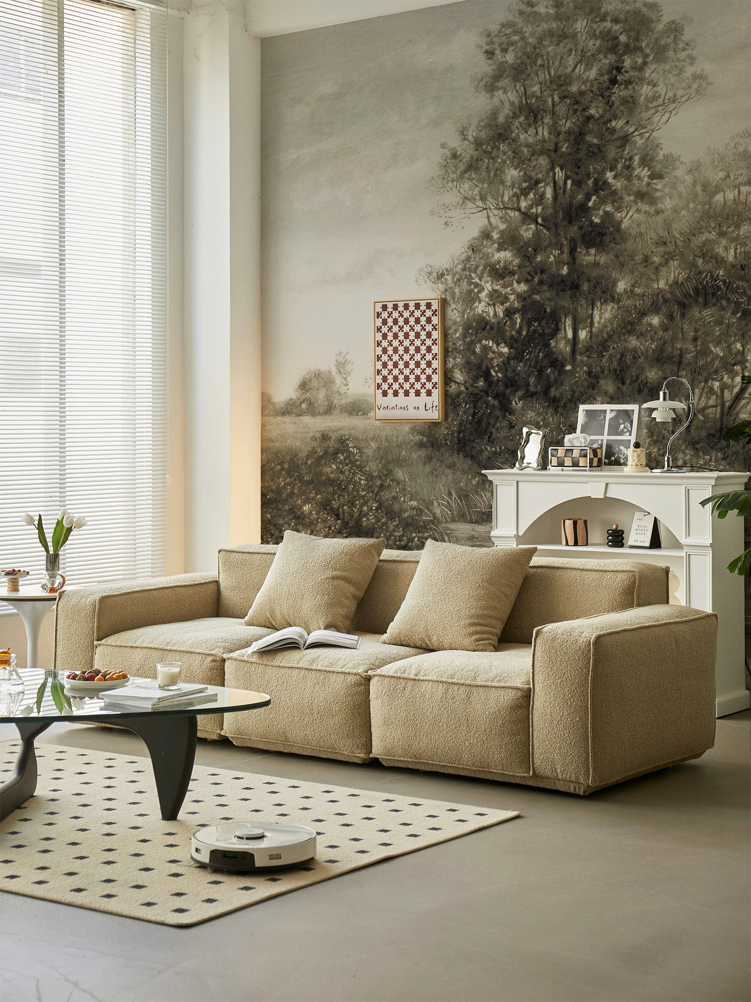 Vintage Landscape Mural