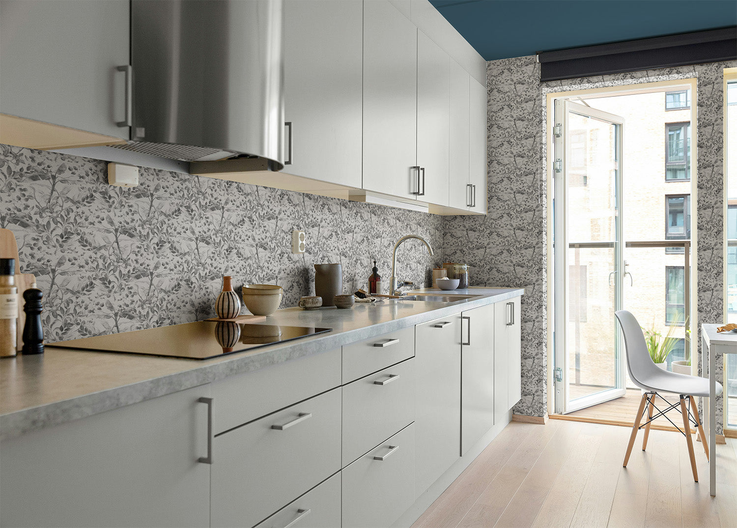 Vintage Garden | Gray White