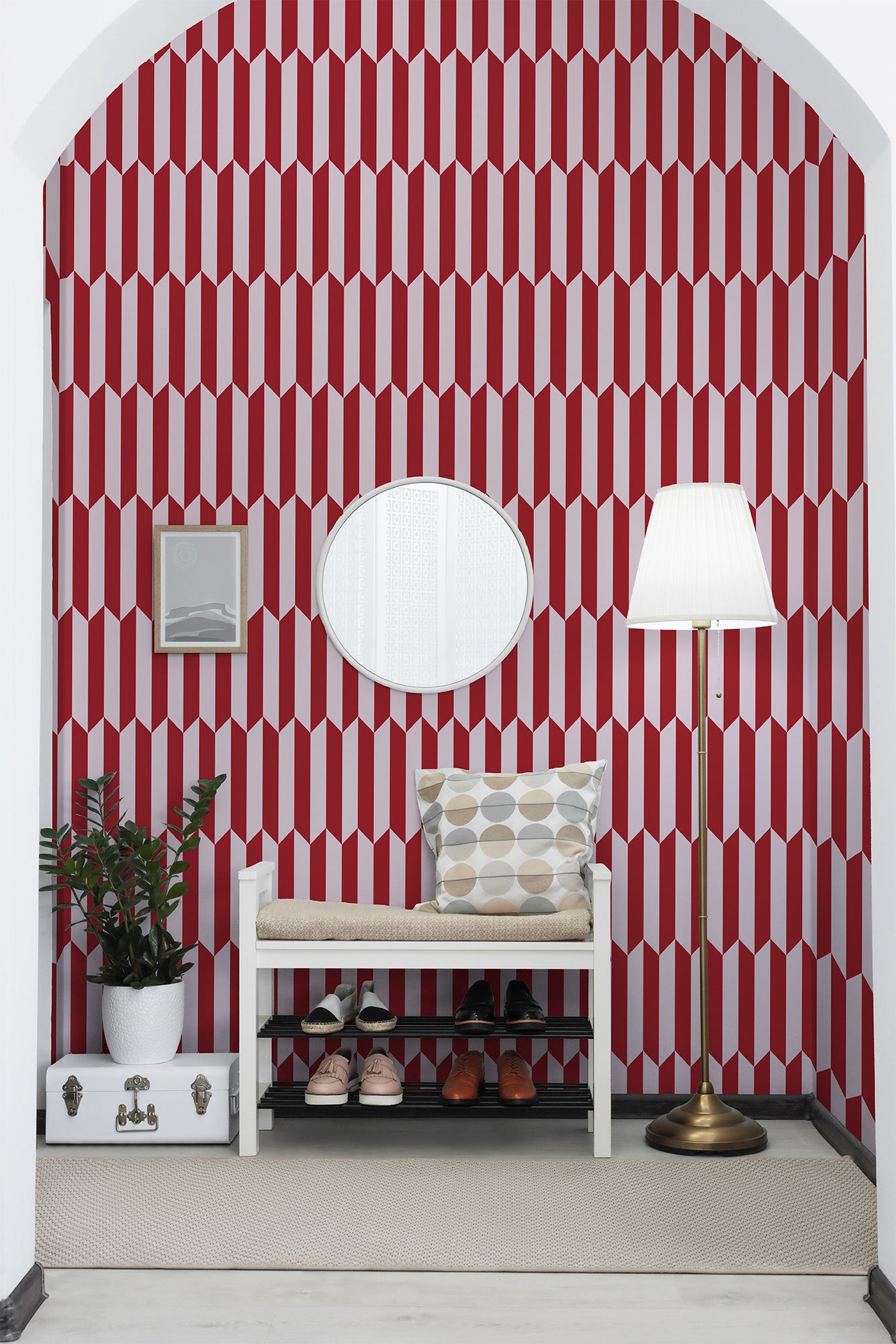 Vintage Art Deco | Raspberry