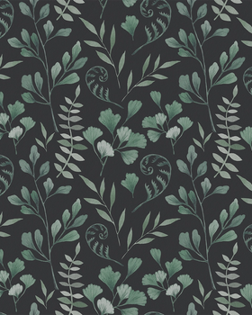 Watercolor Ferns | Winter