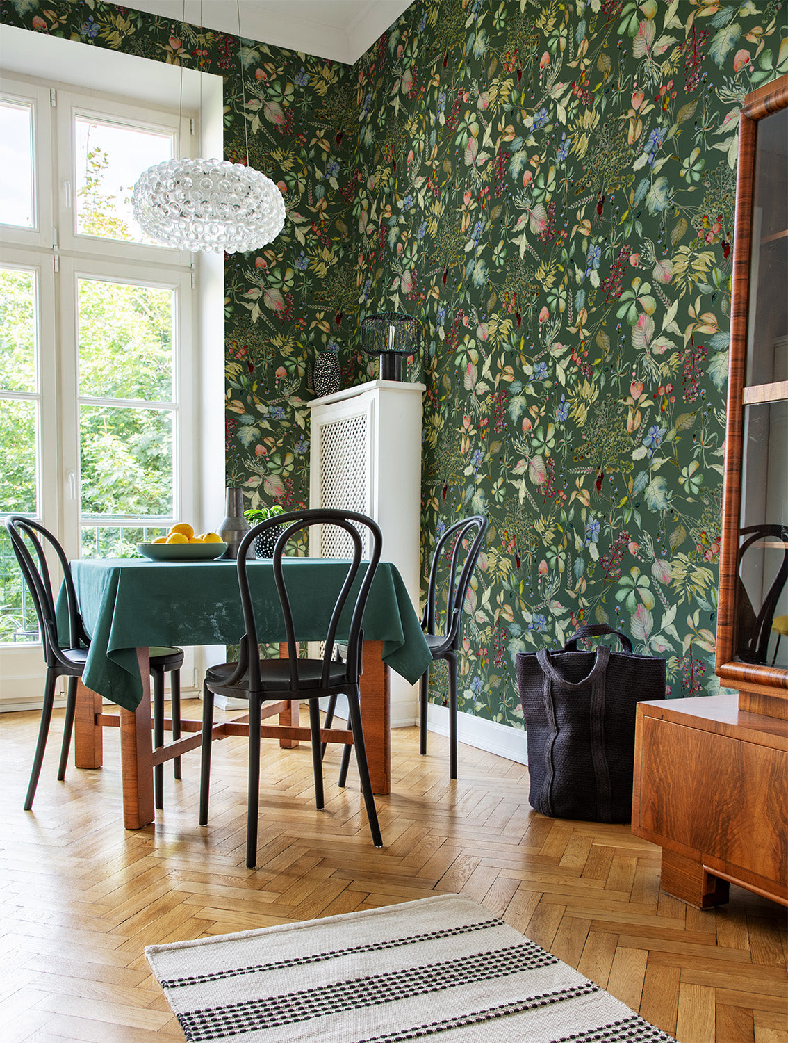 Watercolor Flora | Army Green