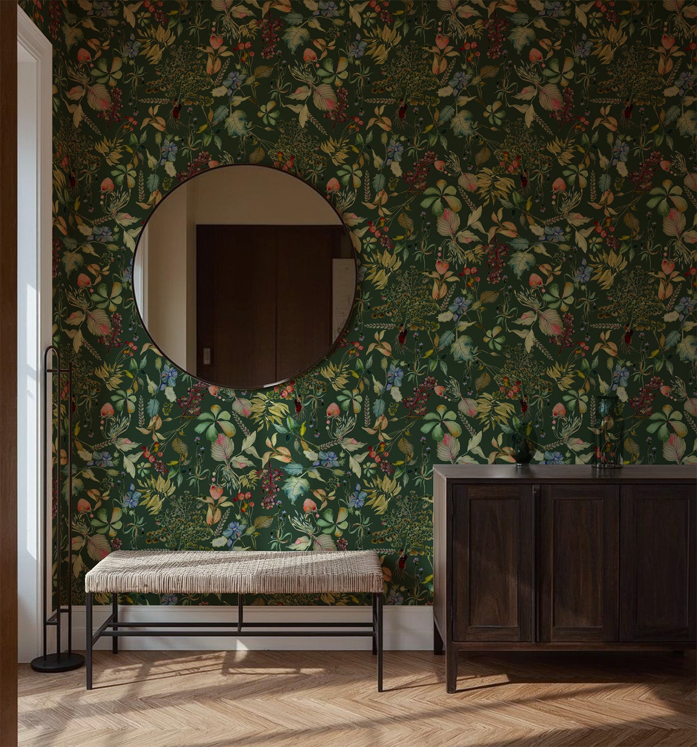 Watercolor Flora | Army Green