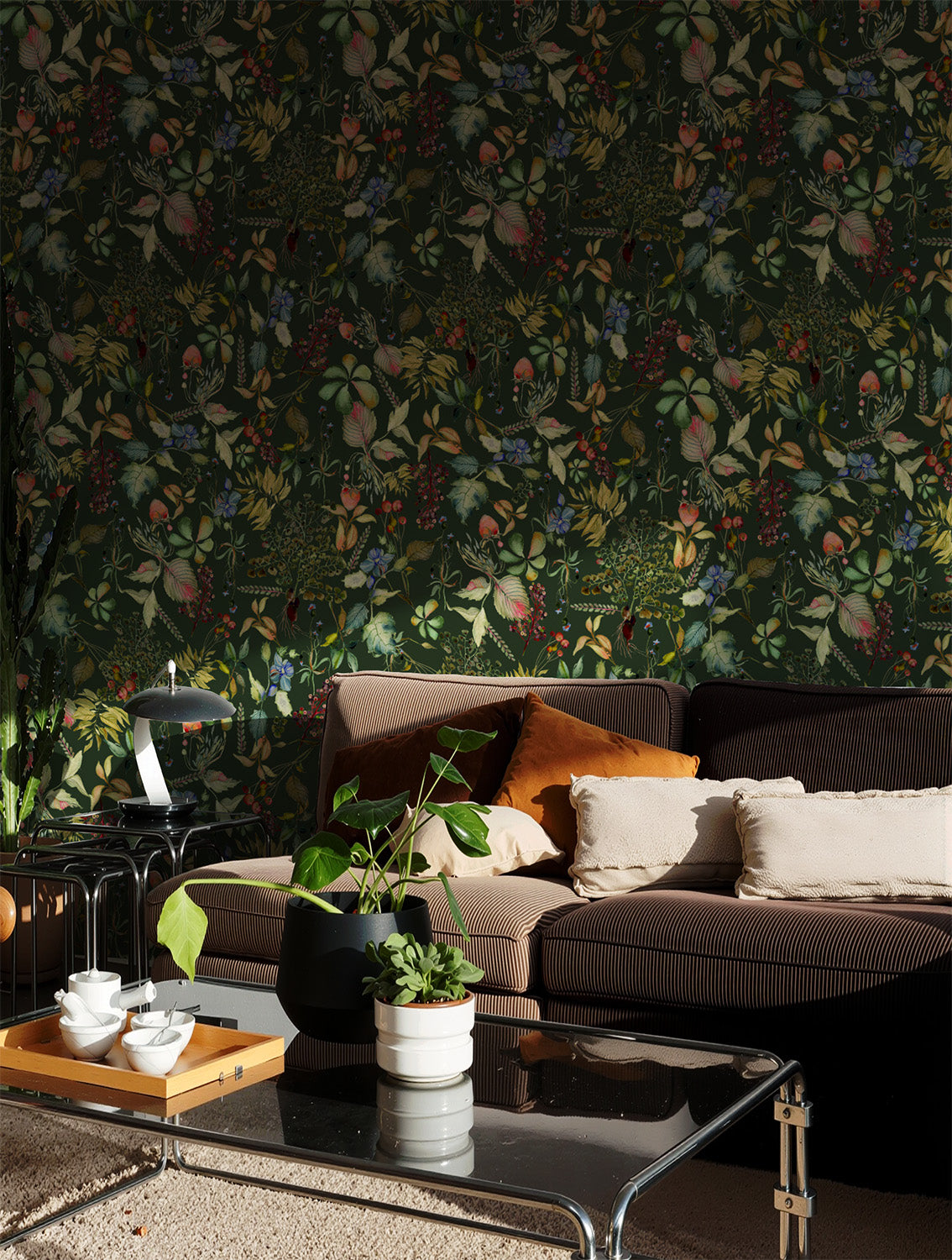Watercolor Flora | Army Green