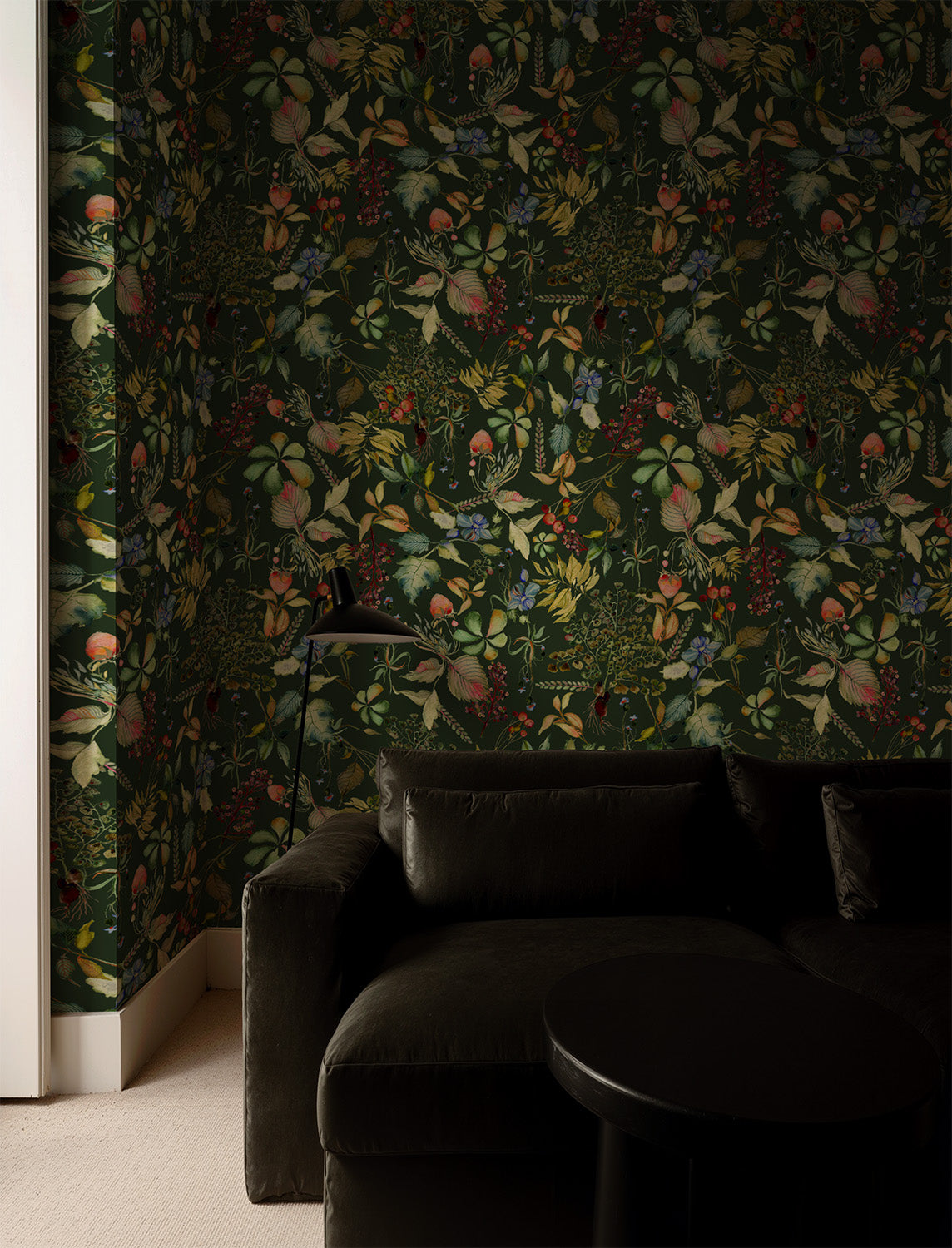 Watercolor Flora | Army Green