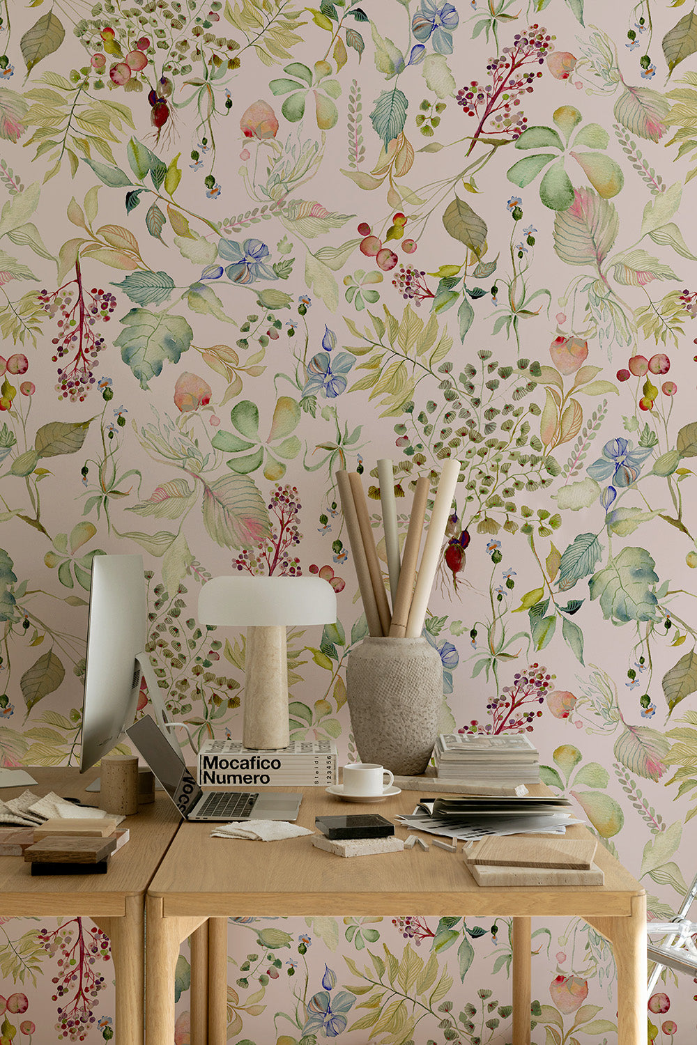 Watercolor Flora | Baby Pink