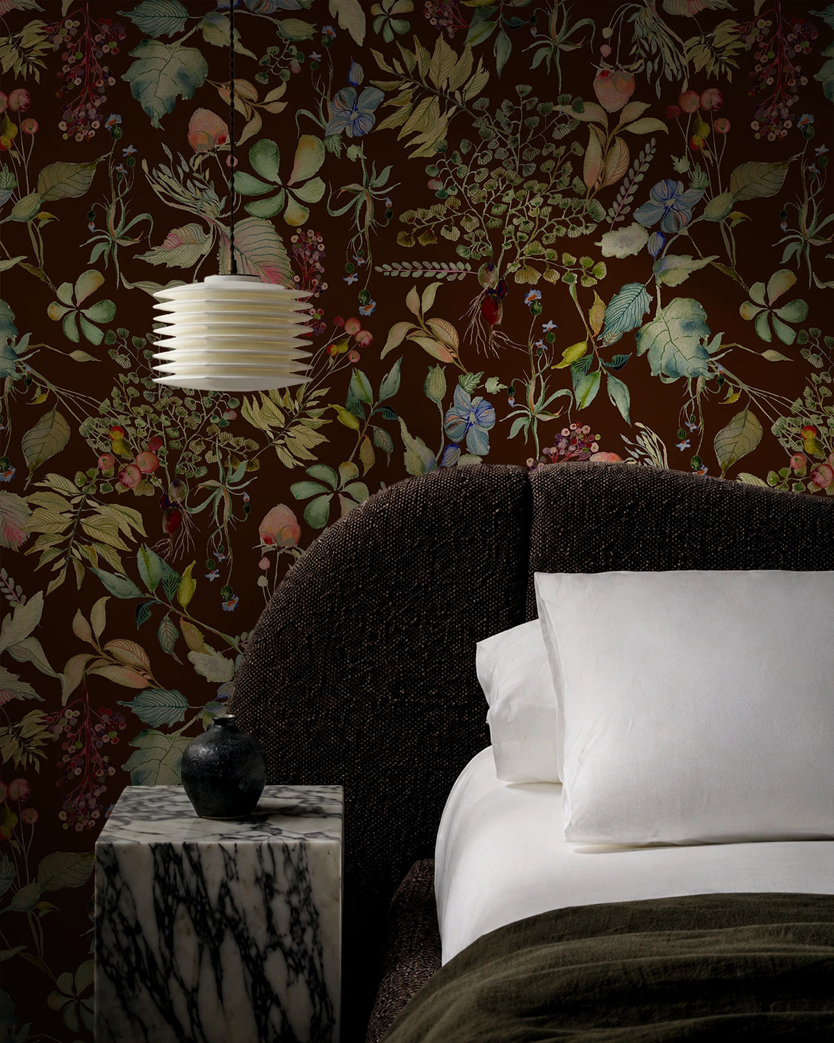 Watercolor Flora | Brown