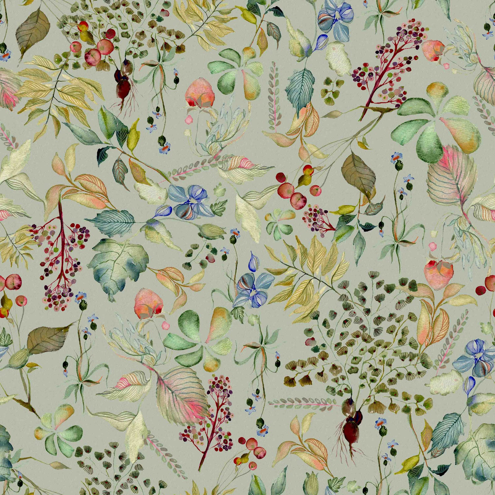 Watercolor Flora | Sage Green