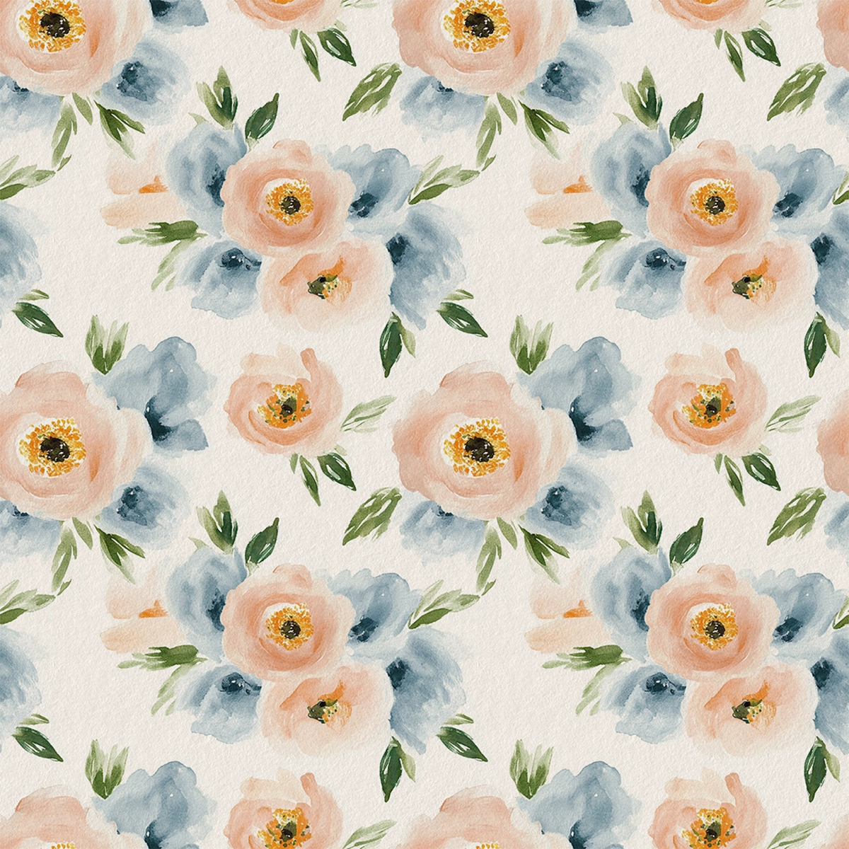Watercolor Peonies | Peachy Pink