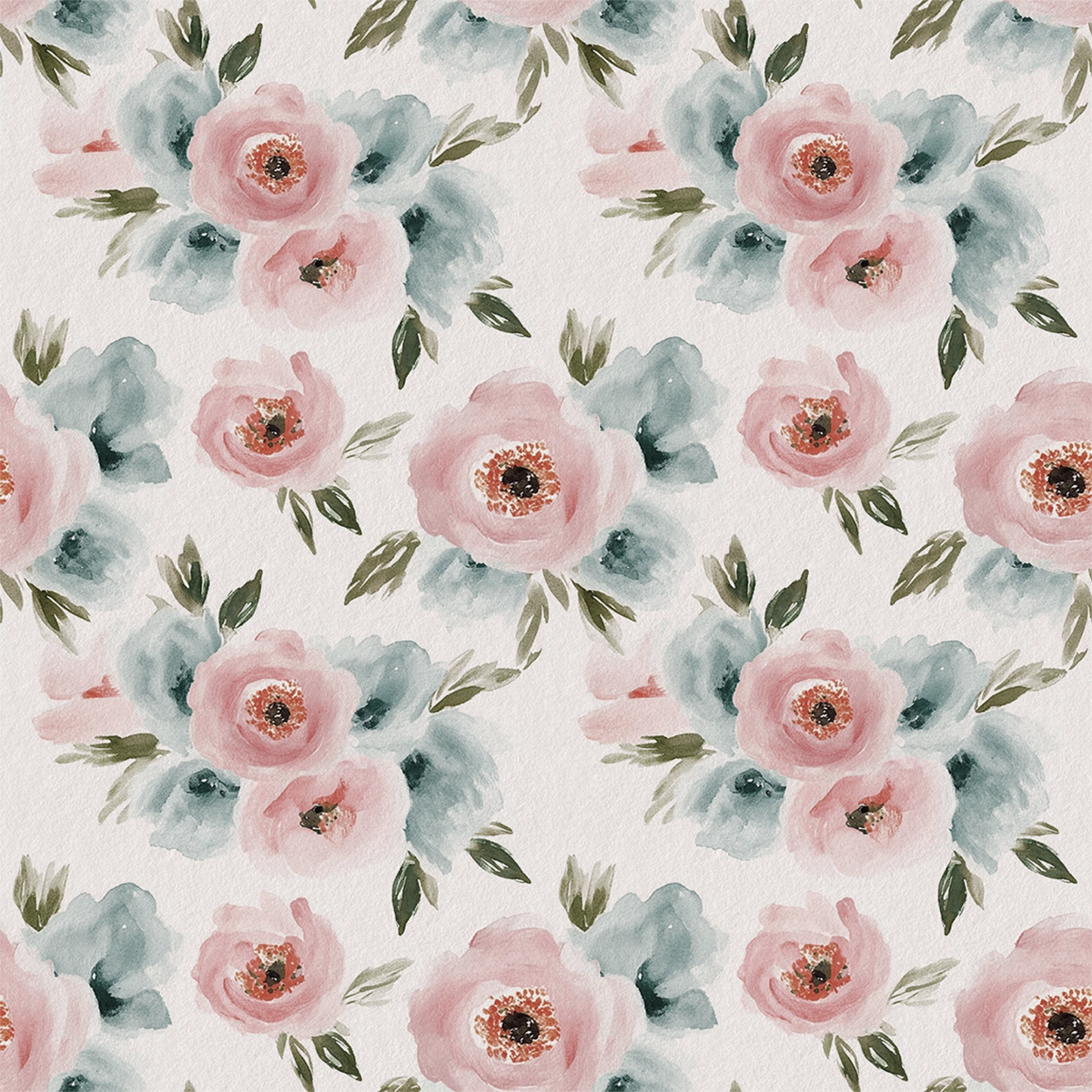 Watercolor Peonies | Rosy Pink