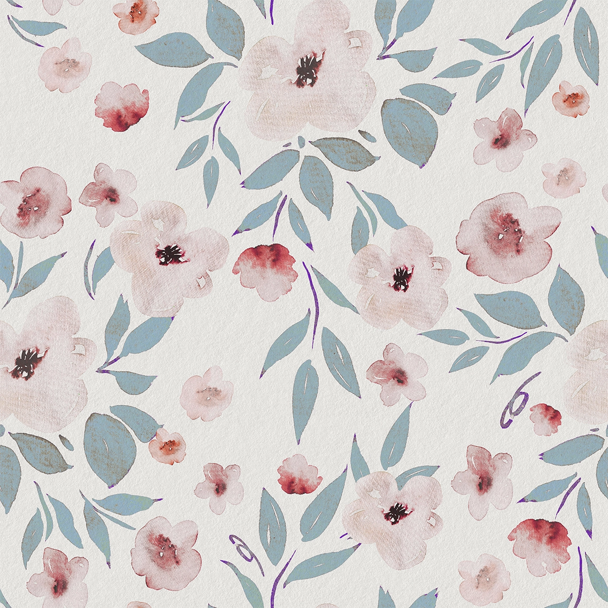 Watercolor Sakura | Pink