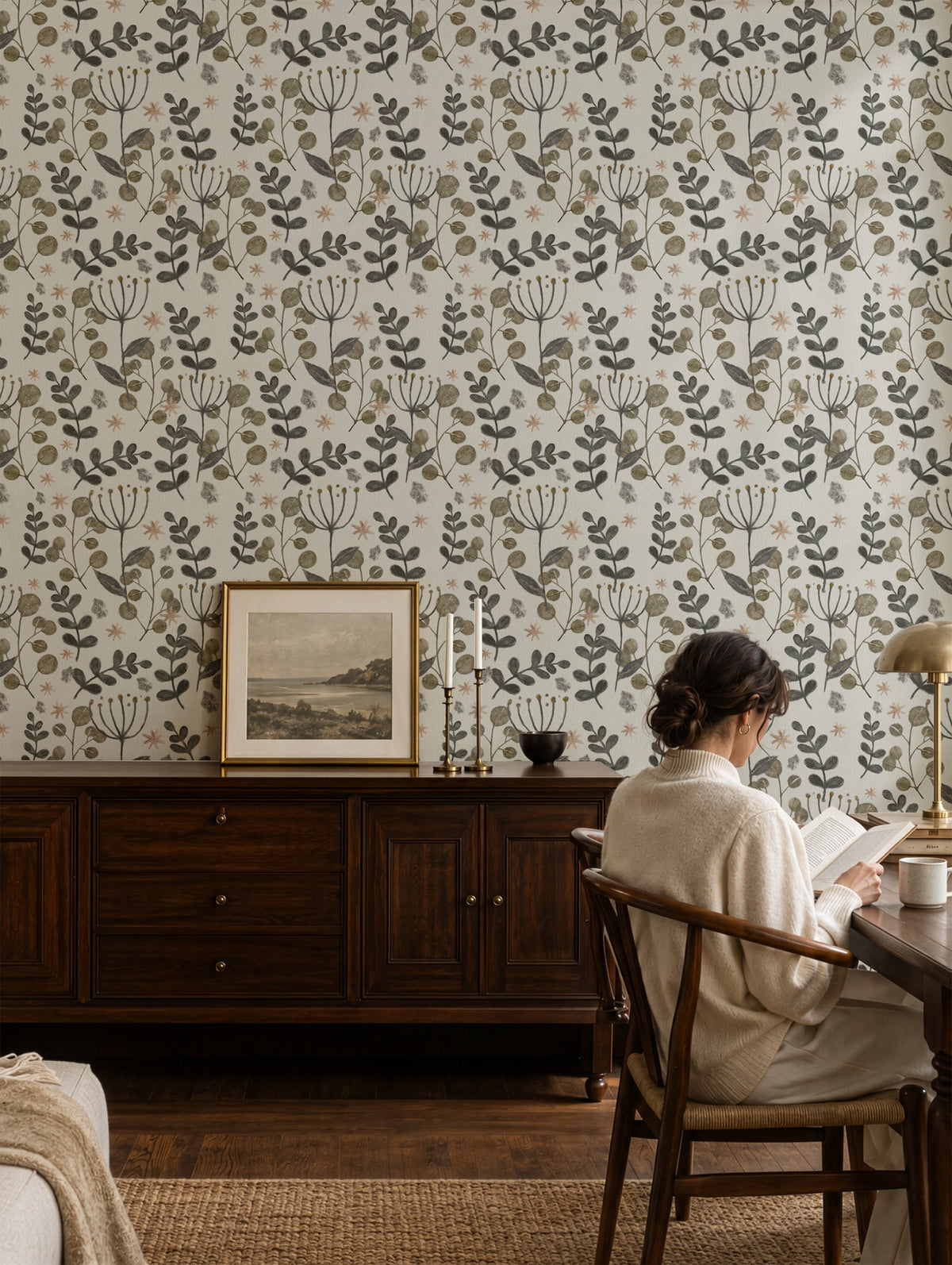 Whimsical Botanicals | Beige