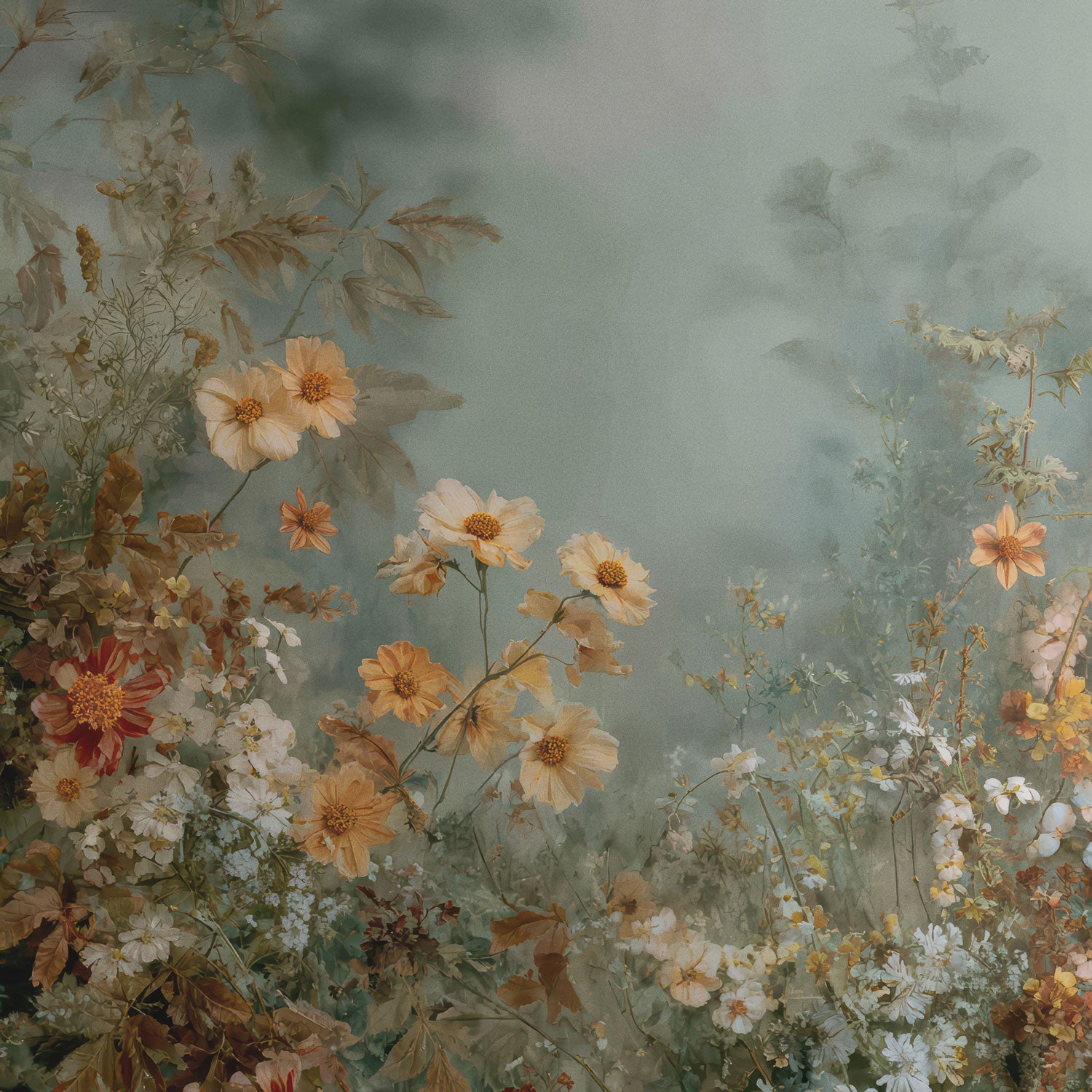 Wildflower Meadow Mural