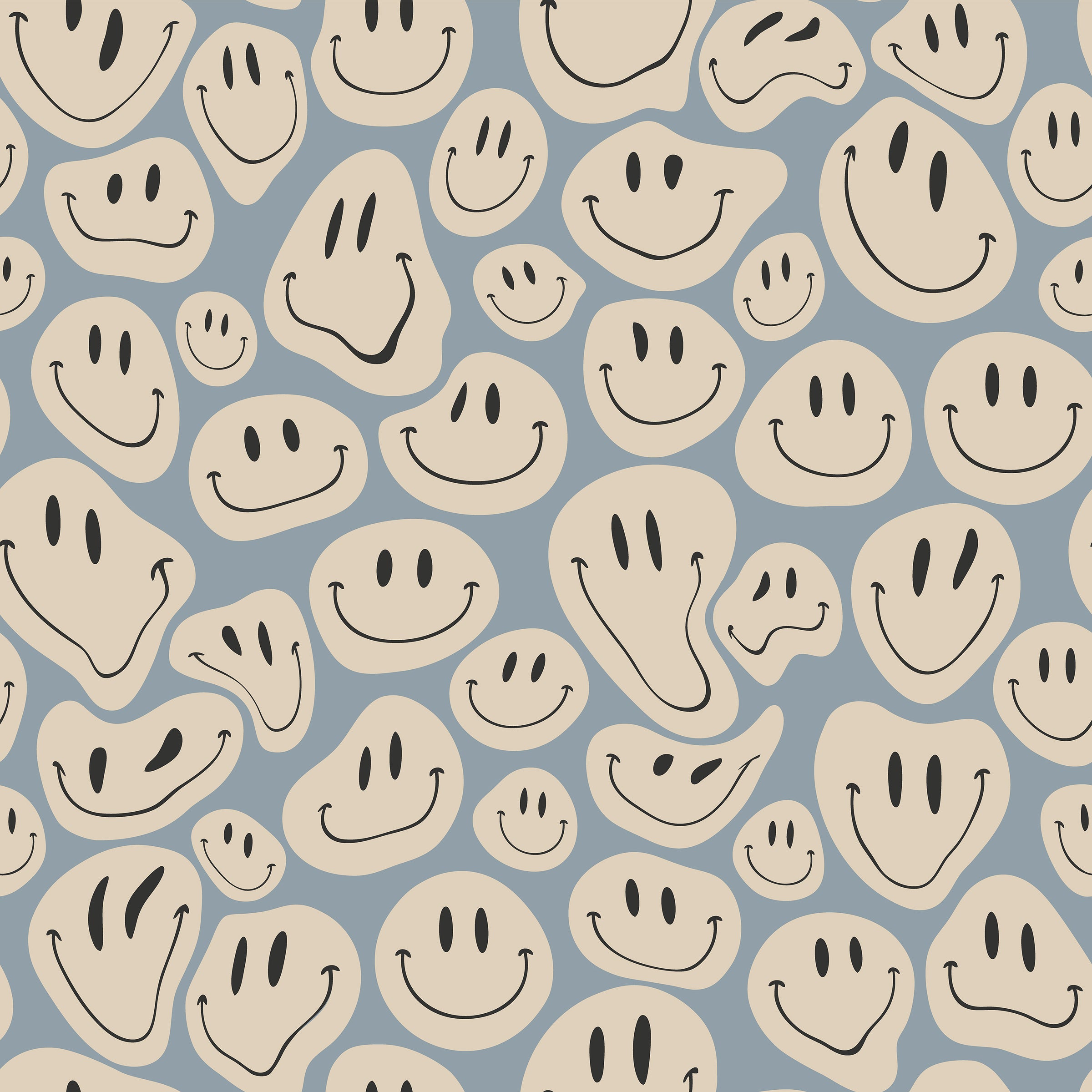 Friendly Faces | Soft Blue