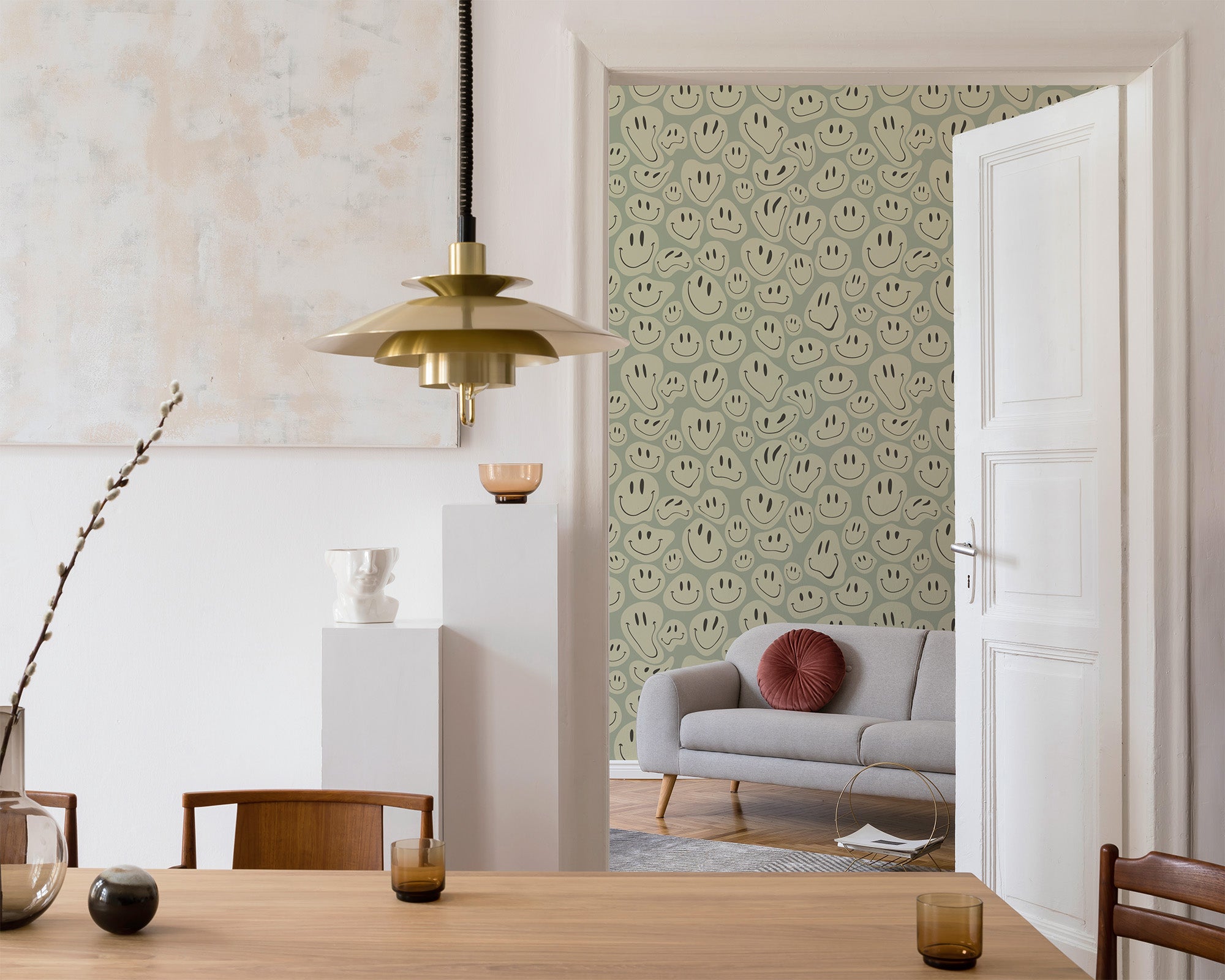 Friendly Faces | Soft Green