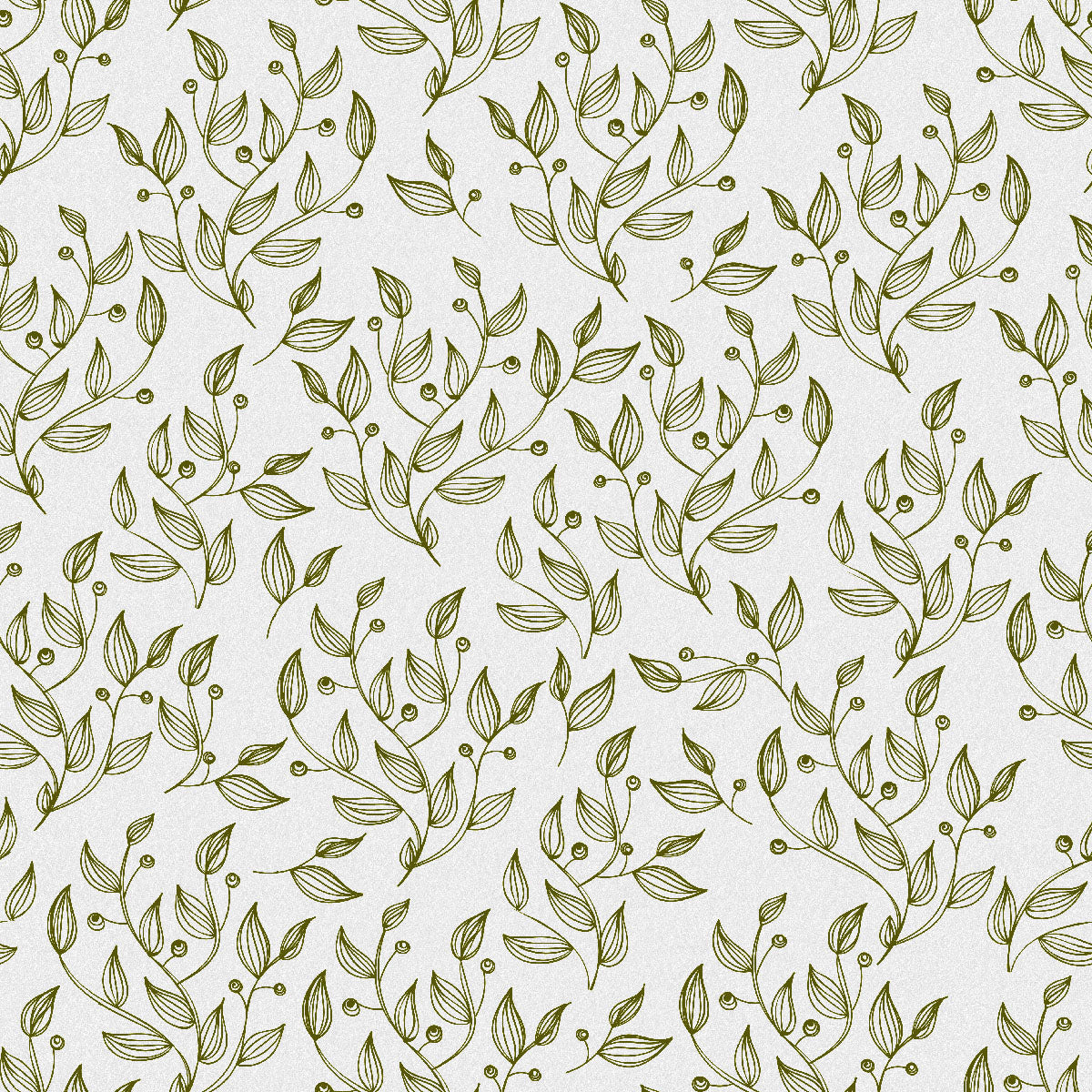 Minimalist Leaves | Olive Green