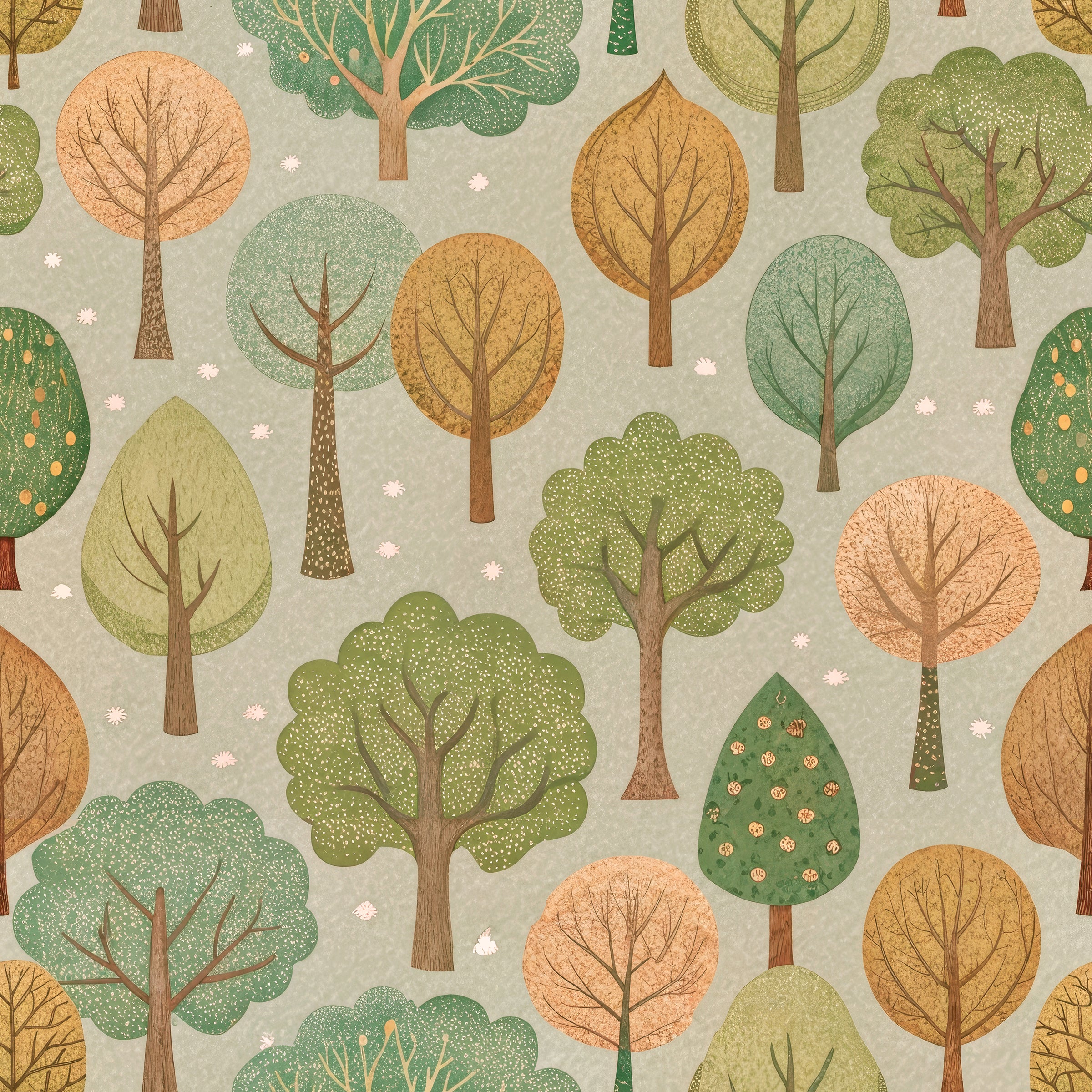 Whimsical Trees | Warm